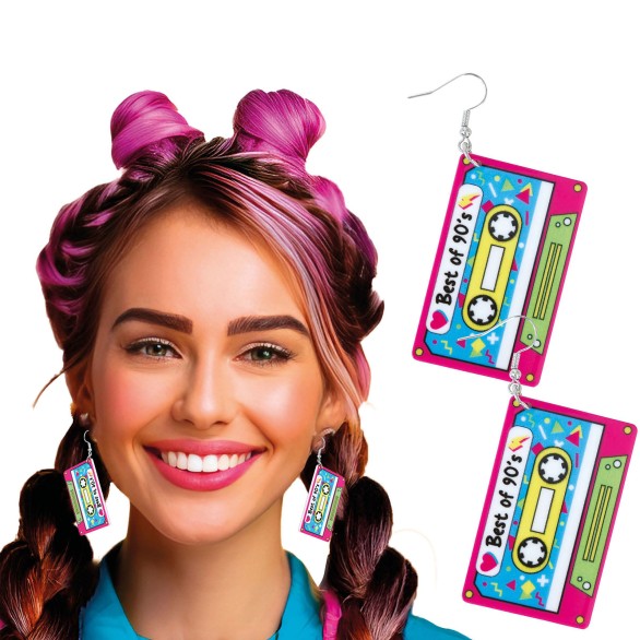 Brincos 90s Cassete K7