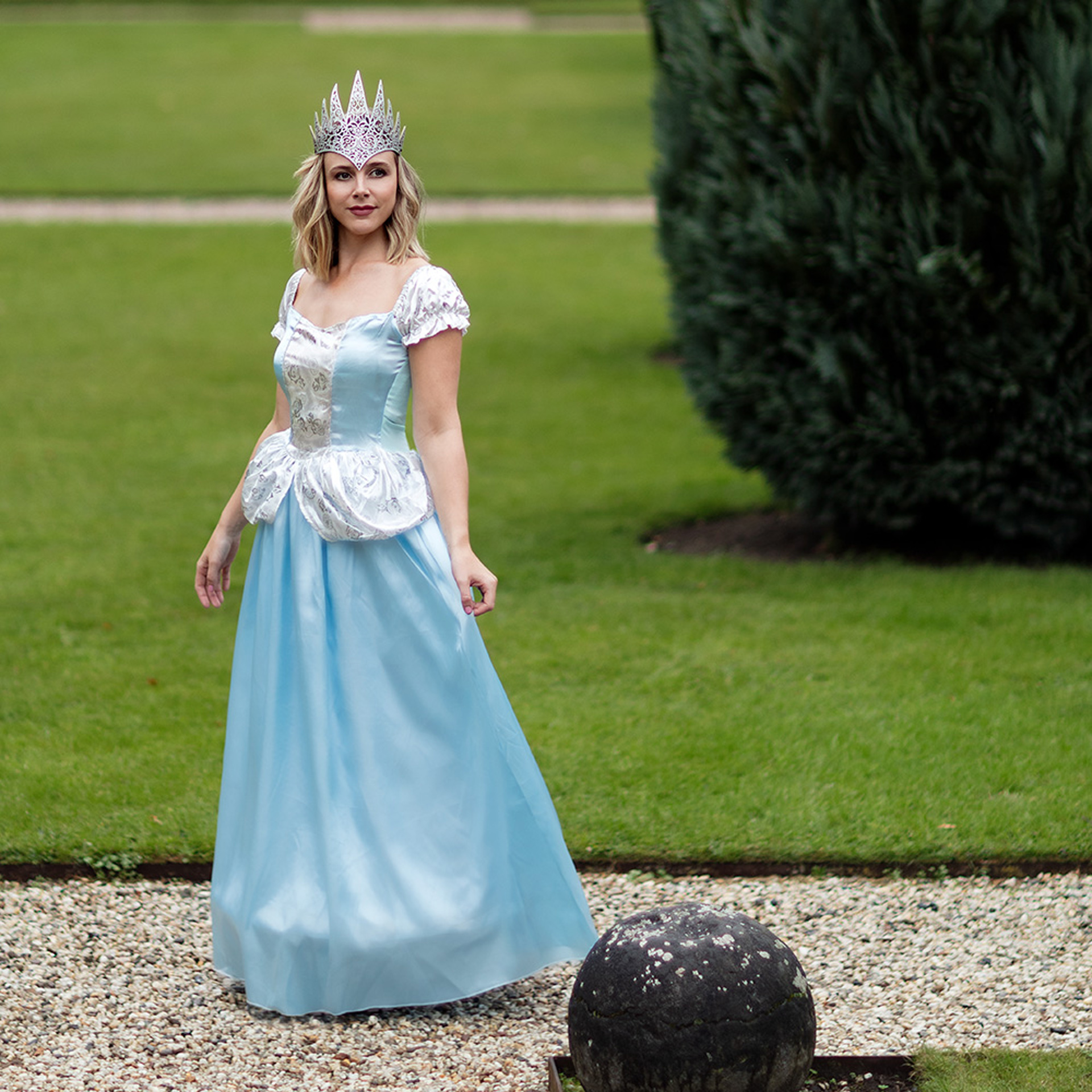 Vestido Princesa Azul Senhora