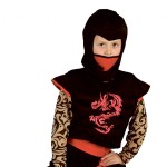 Fato Ninja Drag�o Tatuado