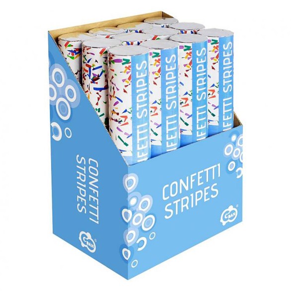 Lança Confettis Coloridos 28cm