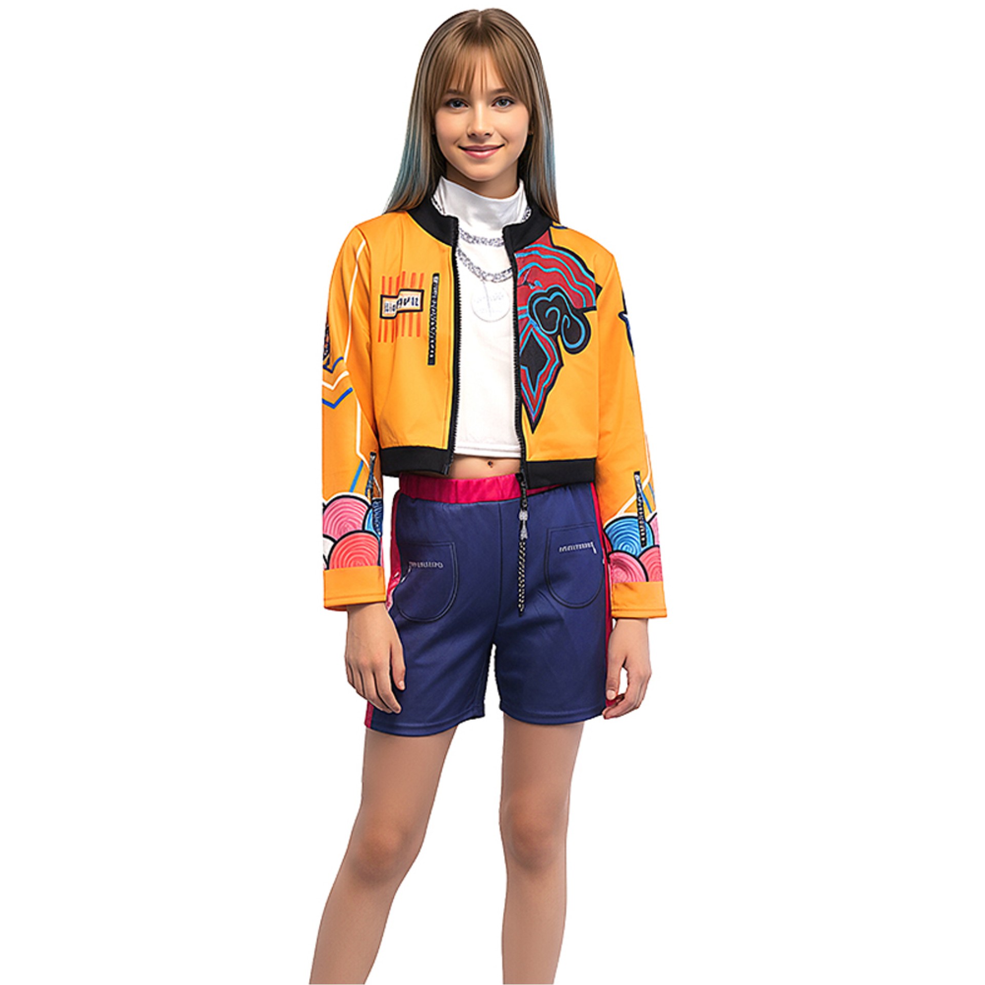 Fato Guerreira do K-Pop Hunter Rumi Teen