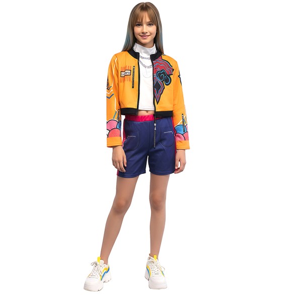 Fato Guerreira do K-Pop Hunter Rumi Teen