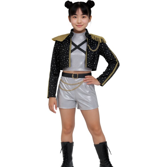 Fato K-Pop Rumi Golden Black