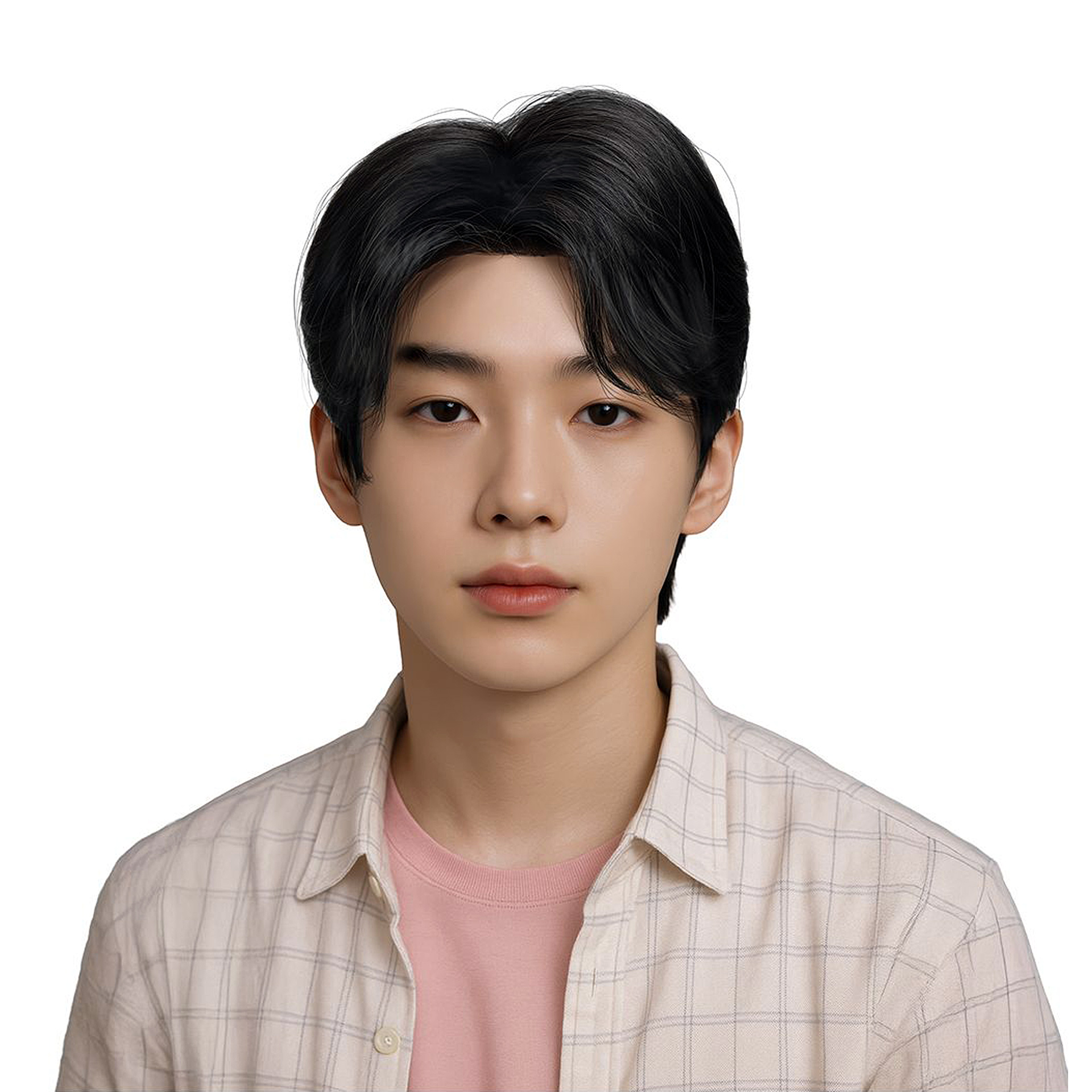 Peruca K-Pop Dark Rebel