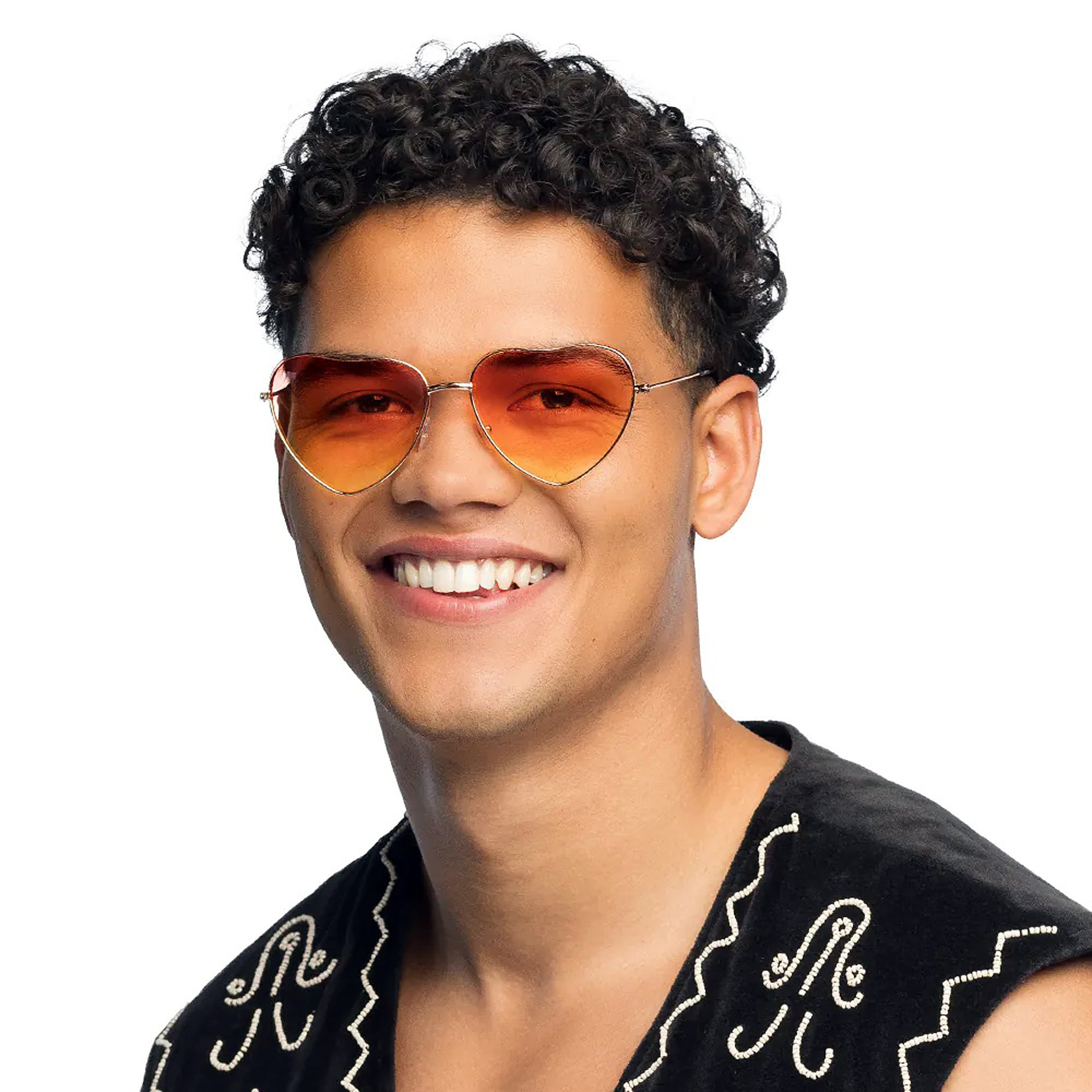 Óculos Coração Cool Laranja