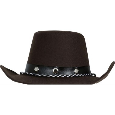 Chap�u Cowboy Castanho Infantil