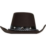 Chap�u Cowboy Castanho Infantil