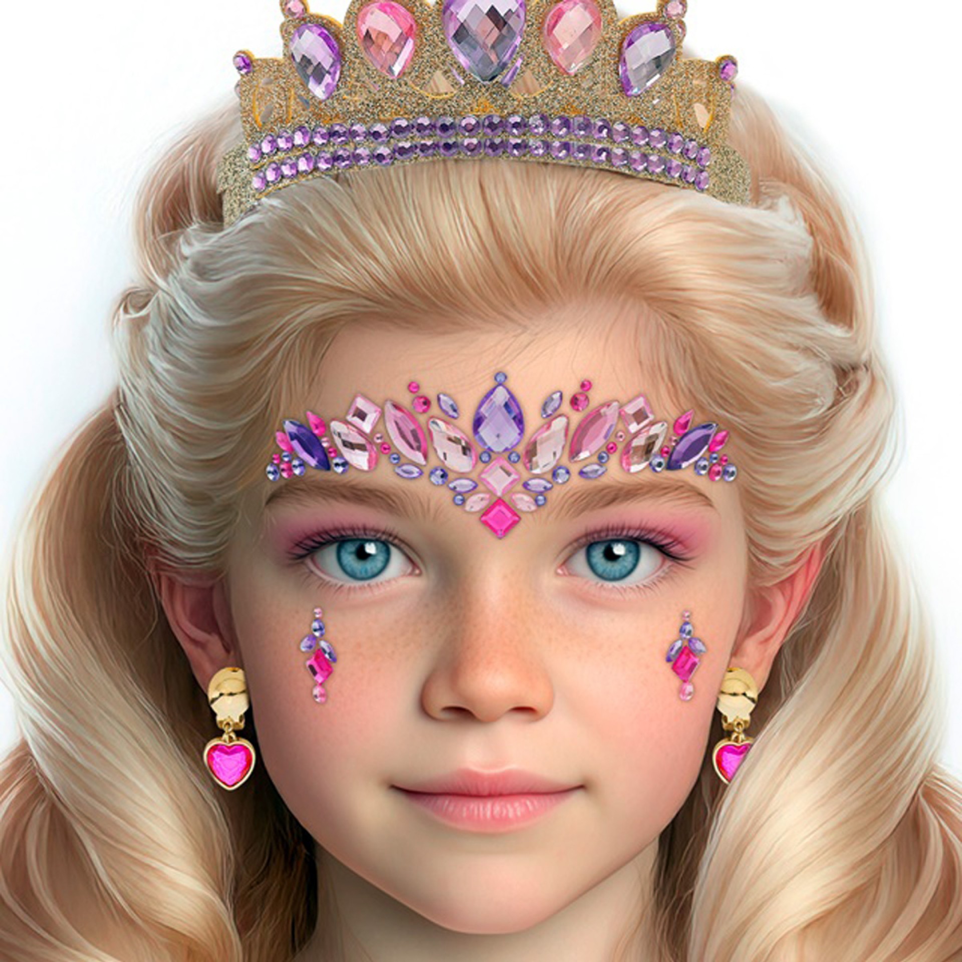 Brilhantes Adesivos Princesa Infantil