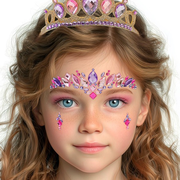 Brilhantes Adesivos Princesa Infantil