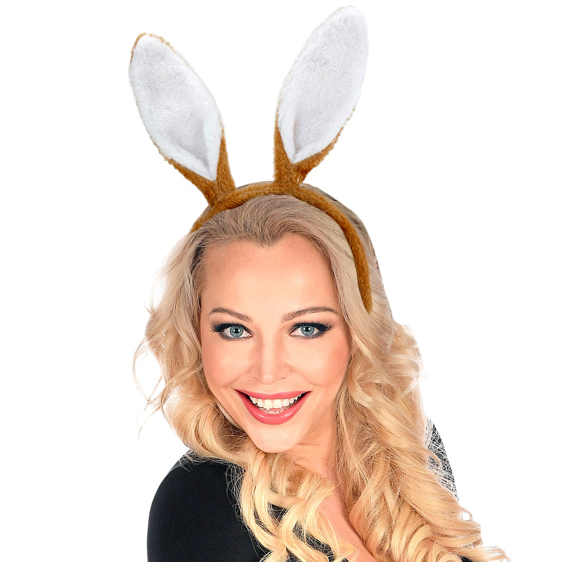 Bandolete Orelhas Coelho Castanho