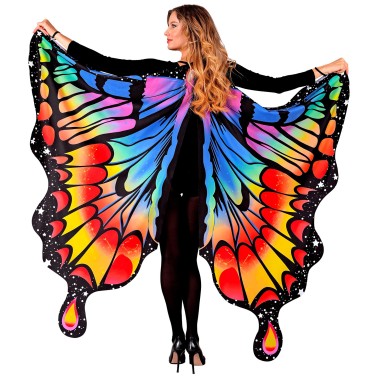 Asas Tecido Borboleta Colorida