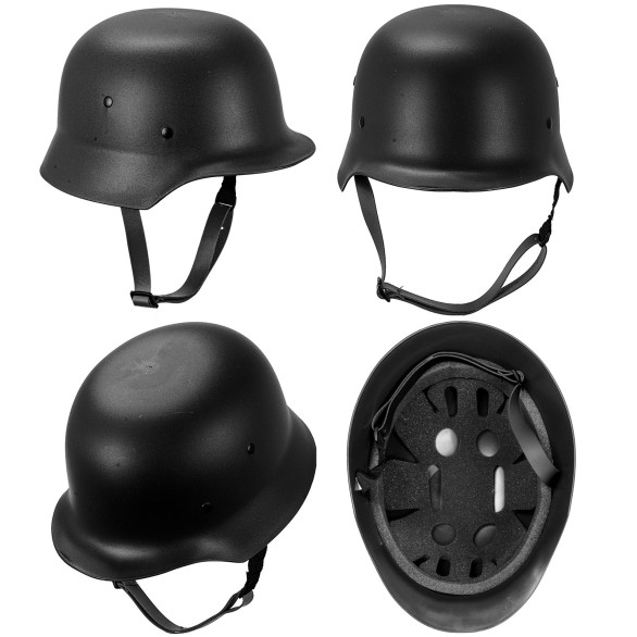 Capacete Preto Deluxe Adulto