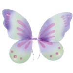 Asas Borboleta Verdes e Lil�s