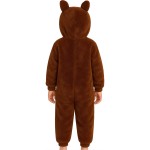 Fato Labubu Castanho Infantil