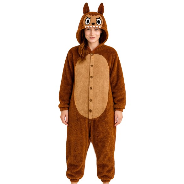 Fato Labubu Castanho Senhora