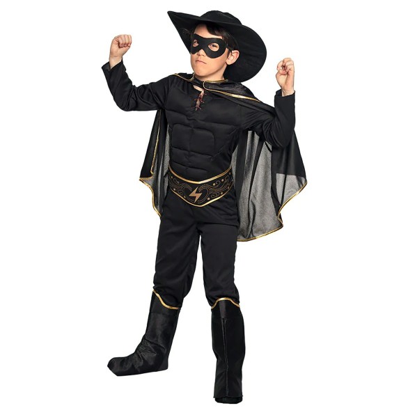 Fato Zorro M�sculos Menino