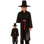 Fato Black Demon Homem