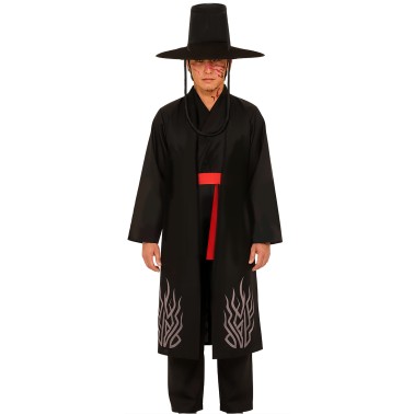 Fato Black Demon Homem