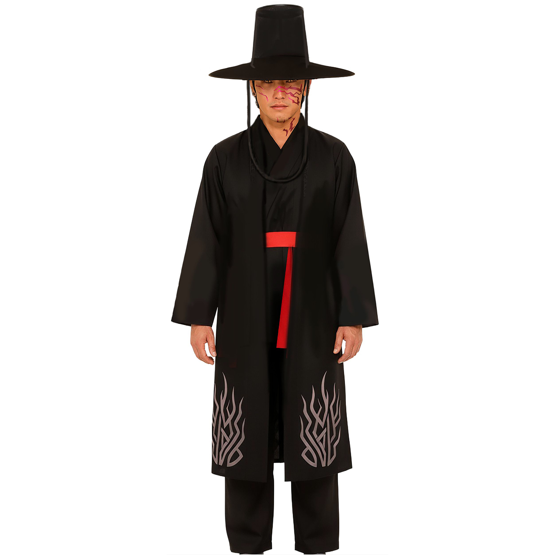 Fato Black Demon Homem