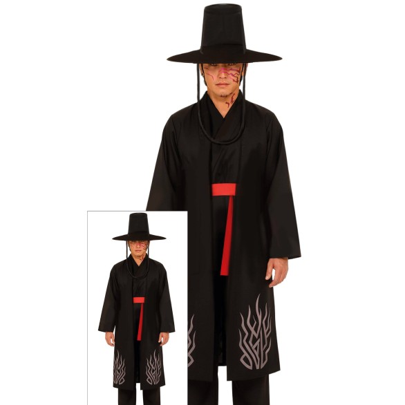 Fato Black Demon Homem