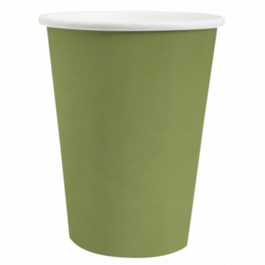 Copos Verde Olive 10 Unid Copos Verde Olive 10 Unid
