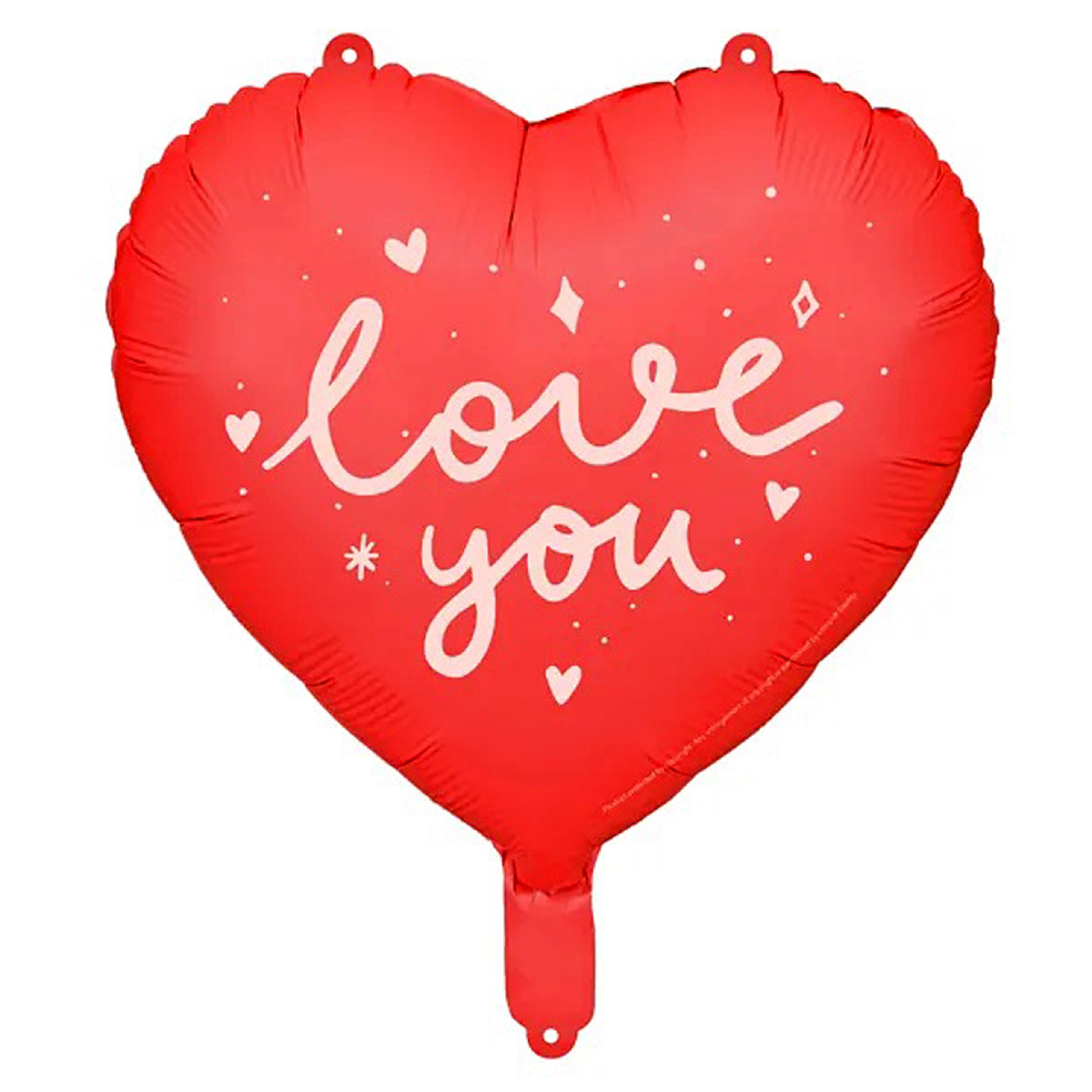 Balao Coração Vermelho Love You