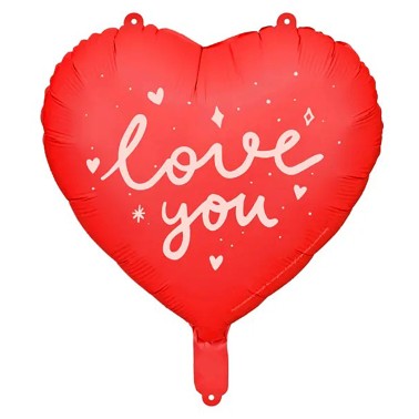 Balao Cora��o Vermelho Love You