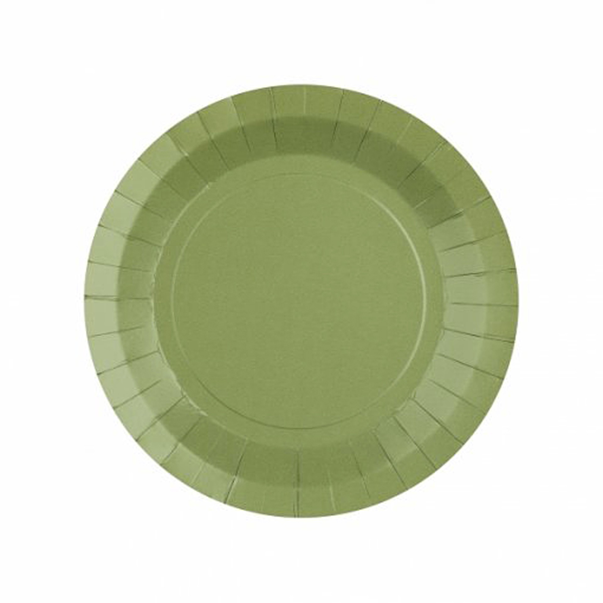 Pratos Verde Olive 10 Unid