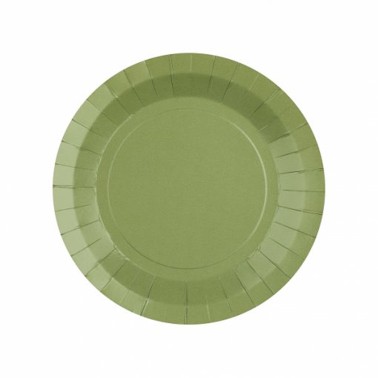 Pratos Verde Olive 10 Unid Pratos Verde Olive 10 Unid