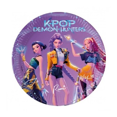Pratos K-Pop Demon Hunters 8 Unid Pratos K-Pop Demon Hunters 8 Unid