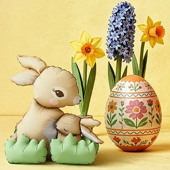 Balão Coelhinhos Fofinhos