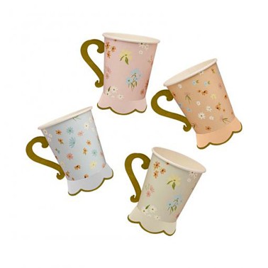 Copos Floral 8 Unid Copos Floral 8 Unid