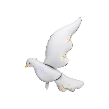 Bal�o Pomba Branca e Dourada