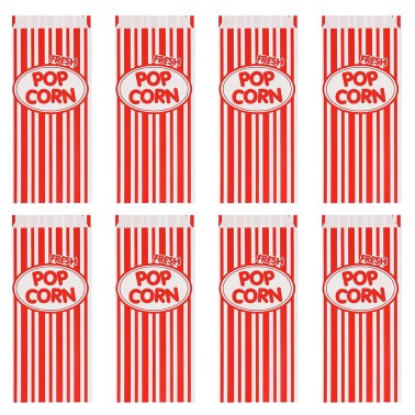 Saquinhos Popcorn as Riscas 8 Unid Saquinhos Popcorn as Riscas 8 Unid