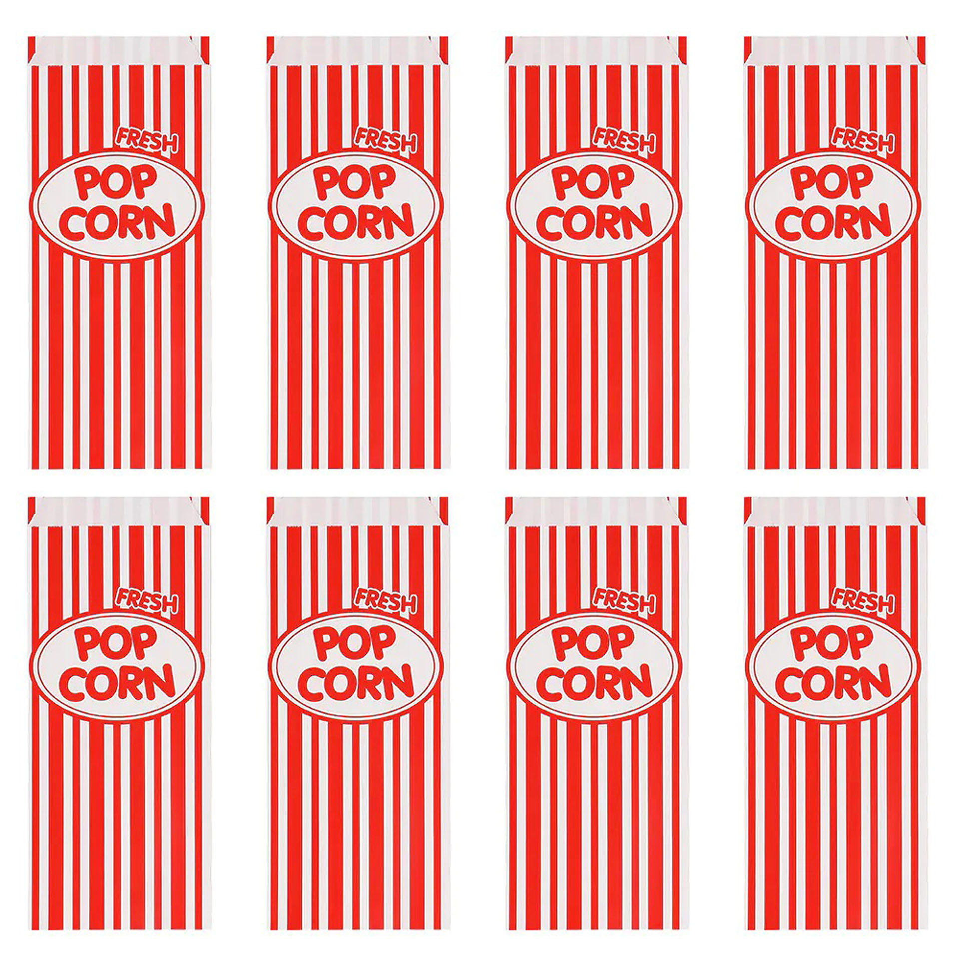 Saquinhos Popcorn as Riscas 8 Unid