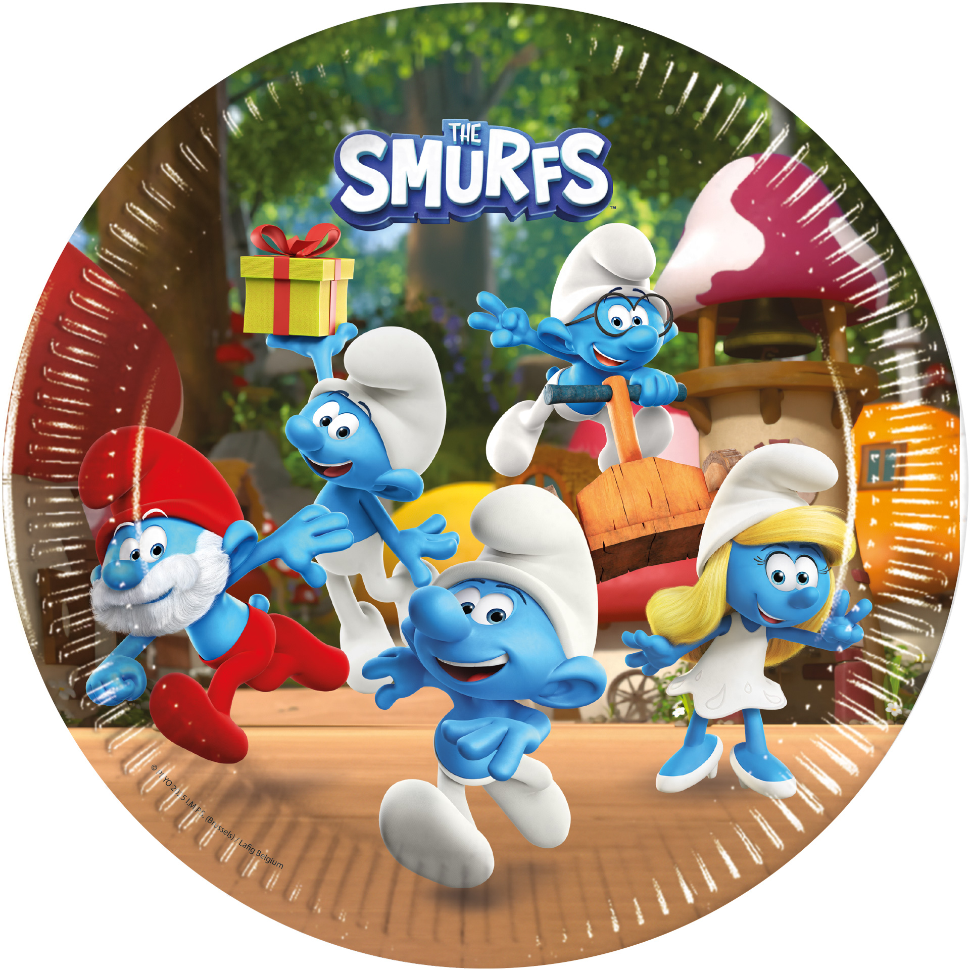 Pratos The Smurfs Grandes