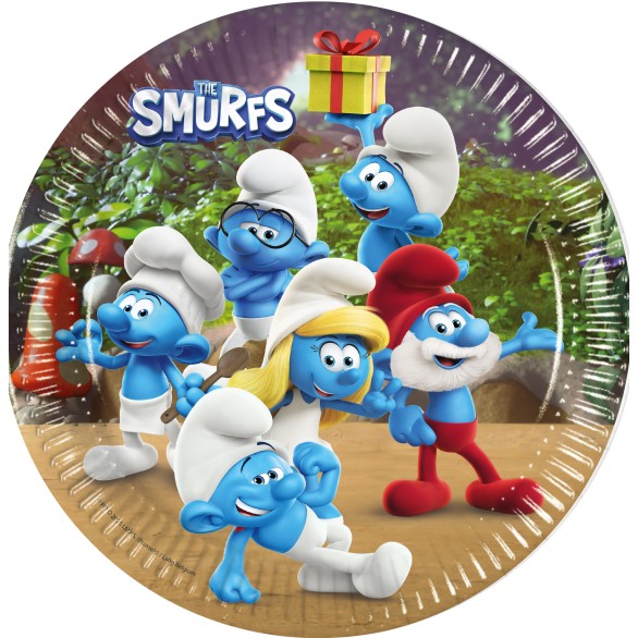 Pratos The Smurfs Pequenos