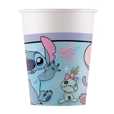 Copos Stitch e Angel 8 Unid