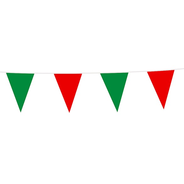 Bandeirolas Verde e Vermelho