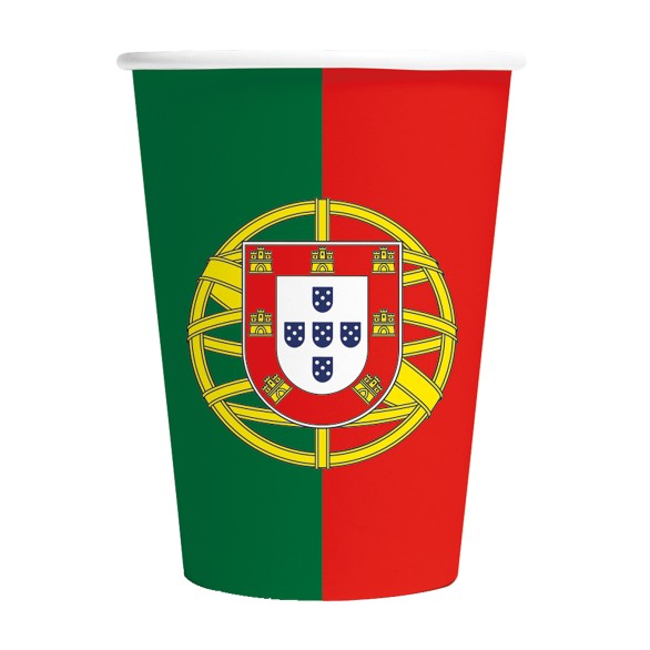 Copos Portugal 8 Unid