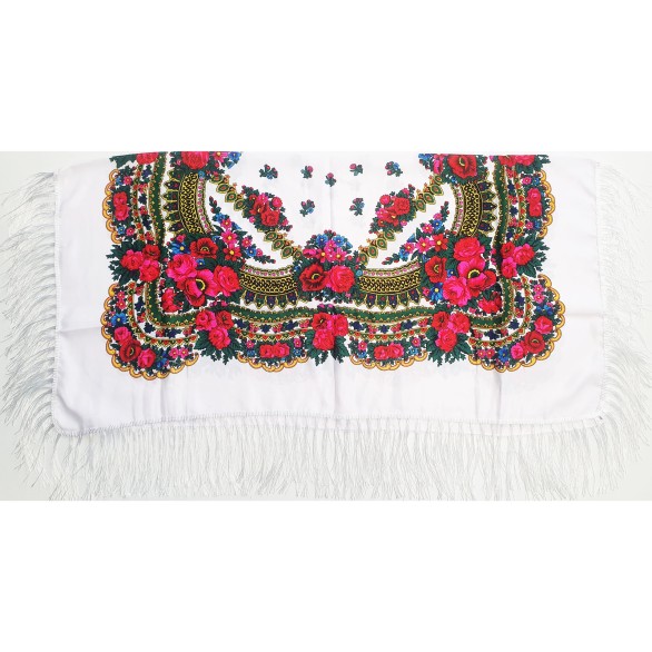 Lenço Grande Tradicional Florido