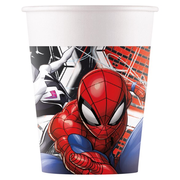Copos Spiderman Web 8 Unid