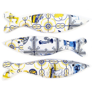 Sardinha Decorativa Artesanal 40CM