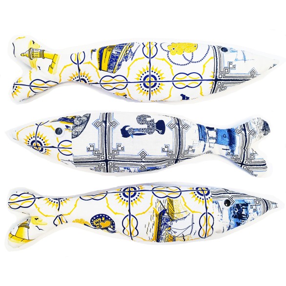 Sardinha Decorativa Artesanal 40CM
