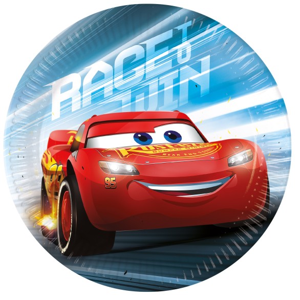 Pratos Cars Victory 8 Unid
