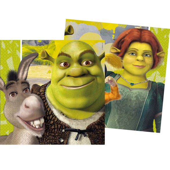 Guardanapos Shrek 20 Unid