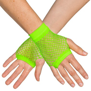 Luvas de Rede Curtas Verde