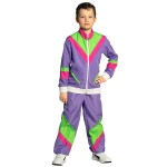 Fato Treino 80s Roxo Infantil