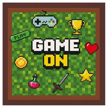 Guardanapos Game On 20 Unid