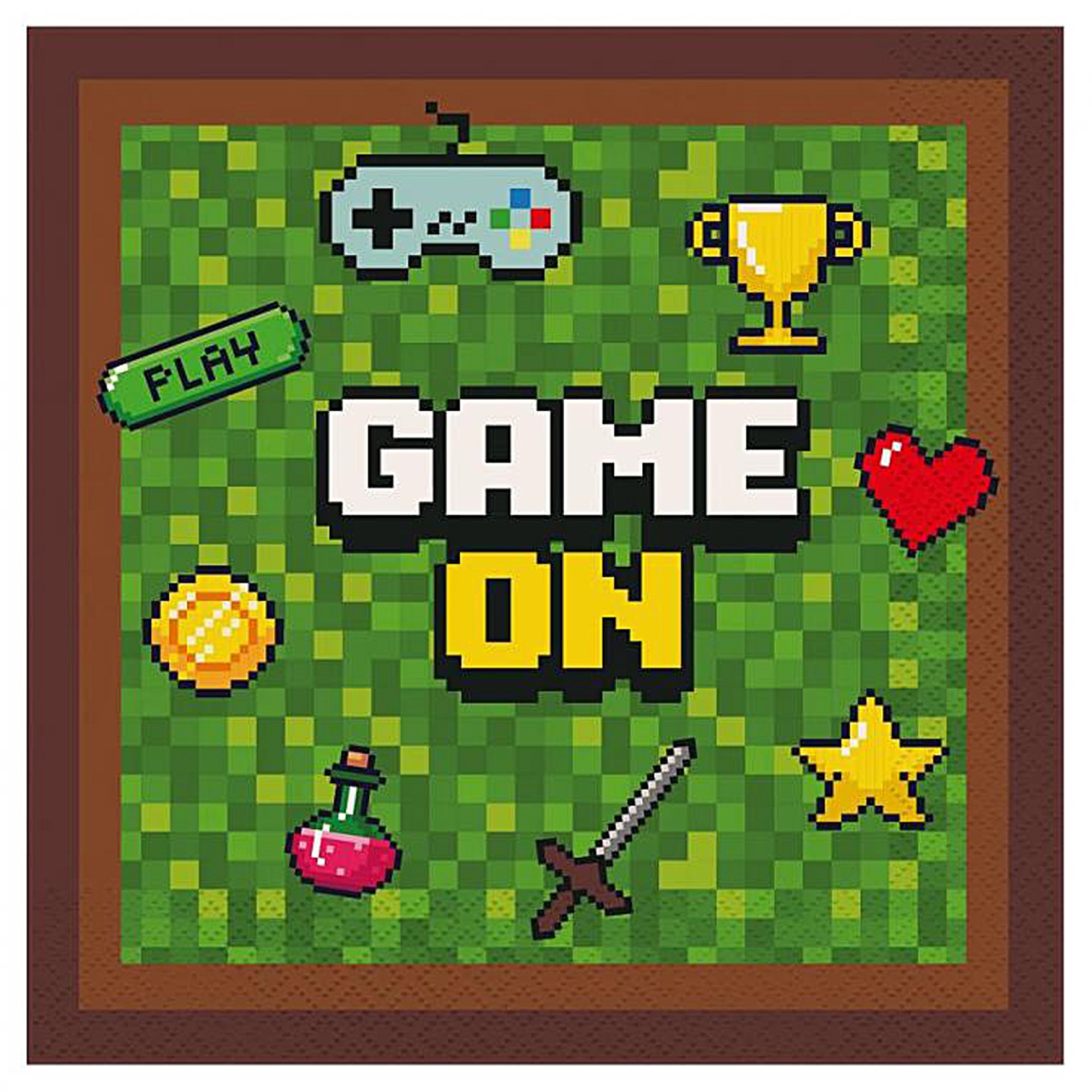 Guardanapos Game On 20 Unid